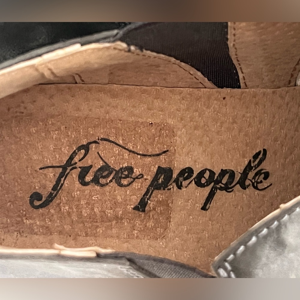 Free People Brixton Bootie Shoe Grey sz 40 - Picture 10 of 11